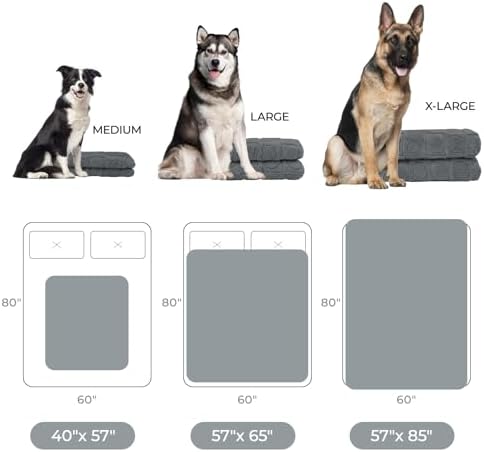 Luciphia Waterproof Dog Blanket, Reversible Sherpa Fleece for Couch Cover - Image 5