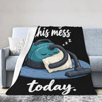 Sleepy Vacuum Blanket Throw Gift for Girls Women 50"X40" - Image 4
