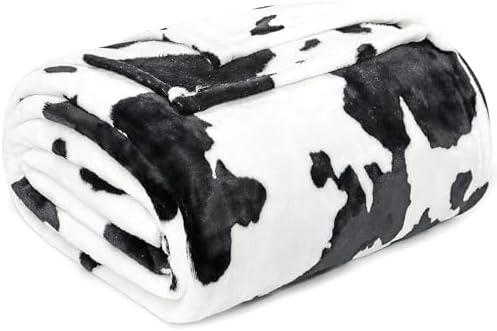 Cow Print Blanket for Girls Boys, 40x50 inches by IMUKU