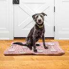 Dog Bed Mat Christmas Pink Santa Washable Anti Slip Bottom Comfy Kennel Pad Cat Crate Mat Dog Pet Pad 24 x 36 Inches - Image 6