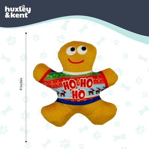 Huxley & Kent Plush Crinkle Catnip Cat Toy, Ugly Sweater G-Man - Image 5