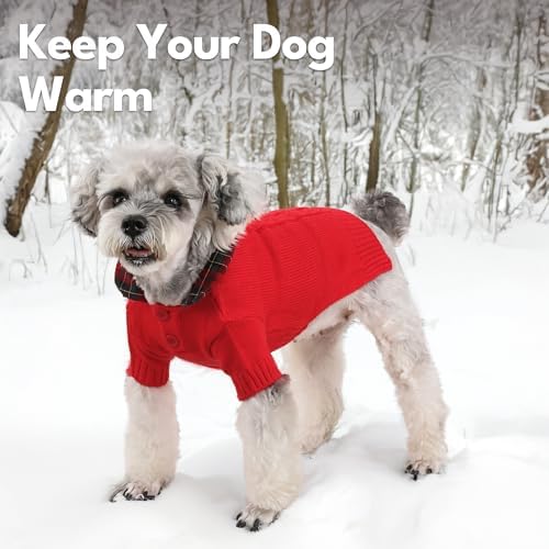 Dog Snowman Santa Sweater (X-Large, Polo) - Image 6