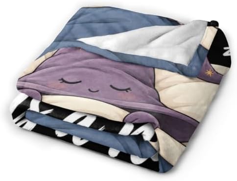 Sleepy Wizard Hat Blanket Throw Gift for Girls Women 80"X60" - Image 5