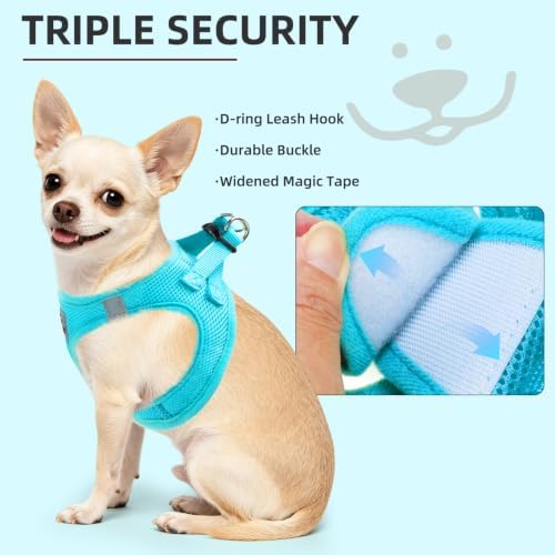 PUPTECK Dog Harness, Collar and Leash Set No Pull for Small Medium Sized - Image 5