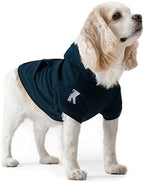 Koneseve Dog Hoodie Fleece Puppy Clothes Warm Sweater with Hat for Small Medium Dogs Cat Hooded Shirt Kitten Pet Basic Sweatshirt with Pocket Doggie Soft Winter Coat Apparel (Blue; 2XL) - Image 5
