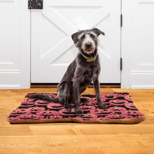 Halloween Funny Pinks Pumpkins Dog Bed Mat 24"x36" - Image 6