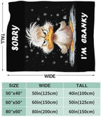 Funny Duck Blanket Cute Duck Throw Stuff Gifts for Kids 80"x60" - Image 2