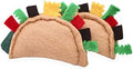 Glaciart One Felt Taco Cat Toys with Catnip, 2 Pcs Cute Wool Cat Toy for Interaction and Boredom Relief, Encourages Exercise, Exploring and Play by GlaciartOne