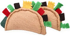 Glaciart One Felt Taco Cat Toys with Catnip, 2 Pcs Cute Wool Cat Toy for Interaction and Boredom Relief, Encourages Exercise, Exploring and Play by GlaciartOne