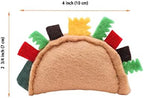 Glaciart One Felt Taco Cat Toys with Catnip, 2 Pcs Cute Wool Cat Toy for Interaction and Boredom Relief, Encourages Exercise, Exploring and Play - Image 5