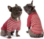 KYEESE 2Pack Waffle Dog Christmas Shirt for Small Dog Sweater with Sleeves by KYEESE