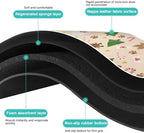 Christmas Dog Food & Water Mat, Paw Prints Santa Claus Snowman Xmas Pet Feeding Mat for Floor Non-Slip Waterproof, Super Absorbent Cat Bowl Mat, Easy to Clean Pet Placemat,24" × 32" - Image 6