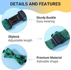 Segarty Bowties for Dogs, 60 Dog Bow Tie Collar, Adjustable Bowties for Small Medium Pets Large Puppy Neck Bows Bulk Assorted Pet Grooming Accessories Birthday Wedding Party Holiday Festival - Image 4