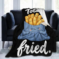 Sleepy Fries Blanket Throw Gift for Girls Women 80"X60" by Unknown