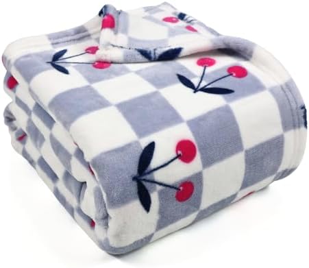Soft Cherry Blanket for Girls - 50"x60" by VigorSpring
