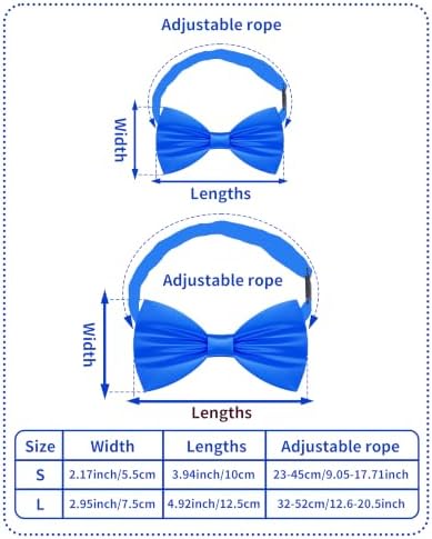 PET SHOW 30 Pack Small Dog Bowties Bulk Solid Colors - Image 2