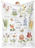 COMFAR Christian Gifts for Women Faith, Inspirational/Religious/Spiritual Gifts for Adults, Soft Throw Blankets for Women/Men, Personalized Blankets for Adults 40"x 50" by COMFAR