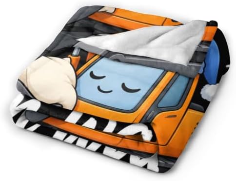 Sleepy Excavator Blanket Throw Gift for Girls Women 60"X50" - Image 5