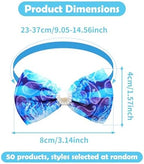 PET SHOW 50 Pack Paisley Small Dog Collar Bow Ties Bulk Puppy Cats Adjustable Bowties for Medium Dogs Floral Bowknots Holiday Party Ties Pet Grooming Accessories Assorted Randomly - Image 2