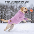 cyeollo Dog Sweaters for Small Dogs, Warm Knit Pullover with Long Sleeve - Image 7