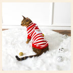 PUMYPOREITY Cat Sweater for Cats Only, Santa Pattern Knit Kitten Sweater - Image 4