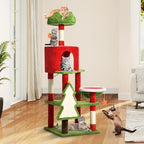 DWVO 54in Christmas Cat Tree Tower by DWVO