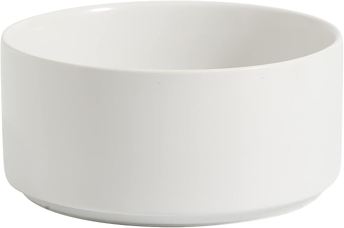 Havniva Ceramic Dog Bowls, 6.1” Dog Food and Water Bowl, Pet Feeding Bowl | Dog Food Bowl for Small Dogs, Food-Grade Ceramic, Dog Water Bowl with Non-Slip Rubber Base, Large Capacity, Dishwasher Safe