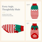 PUMYPOREITY Christmas Cat Sweater, Tree Pattern Knit Sweater for Cats Only - Image 2