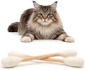 Glaciart One XXL Swabs Cat Toys with Catnip - 2 Pk | Durable for Chew, Cute Cat Toys Interactive Kitty for Boredom, Exercise, & Play | Filled w/Organic Catnip for Anxiety & as Digestive Aid by GlaciartOne