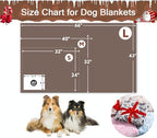 Stuffed Brown Soft Dog Blanket for French Bulldog Gifts, 32x40 inches, Premium Brown Flannel Fleece Blanket, Newborn Puppy Kitten Boy Essentials - Image 4