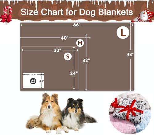 Stuffed Brown Soft Dog Blanket for French Bulldog Gifts, 32x40 inches, Premium Brown Flannel Fleece Blanket, Newborn Puppy Kitten Boy Essentials - Image 4
