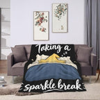 Sleepy Star Blanket Throw Gift for Girls Women 60"X50" - Image 3