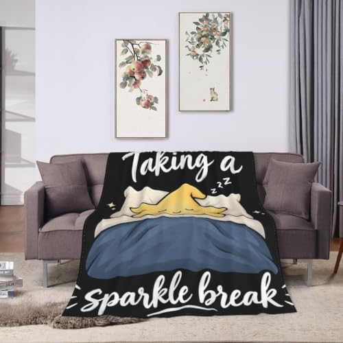 Sleepy Star Blanket Throw Gift for Girls Women 50"X40" - Image 3