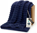 Bedsure Soft Navy Blue Throw Blanket for Couch Decor Gifts 50"x60" by BEDSURE