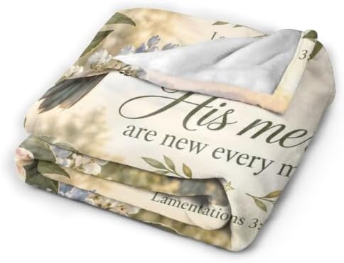 Hummingbird Blanket Christian Throw Stuff Gifts for Women 60"x50" - Image 4