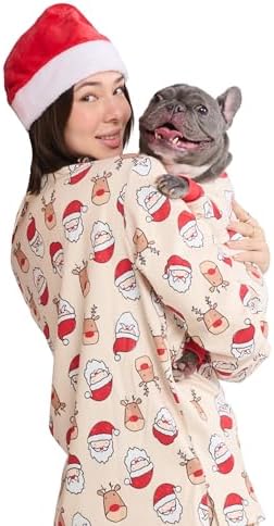 Spark Paws Christmas Matching Dog and Owner Pajama Top by SparkPaws
