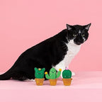 Fringe Studio Plush Cat Toy Set, Cat-Us Friends, Mini 3 Piece Set, Pet Shop Collection (904033) - Image 3