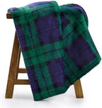BEDELITE Christmas Fleece Twin Blanket for Couch & Bed, Blue & Green - Image 4