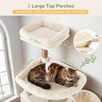 Globlazer 82in Extra Large Cat Tree Tower for Indoor Cats Large Adult, S82 - Image 2