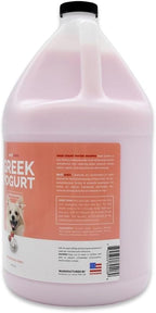 Bark2Basics Strawberries & Creme Greek Yogurt Protein Rich Dog Shampoo, 1 Gallon - All Natural Ingredients, Feeds Protein To Follicles, Restores Moisture, Repairs and Nourishes | 16:1 Concentrate, Protein Conditions, Repairs and Restores Moisture, Natu...