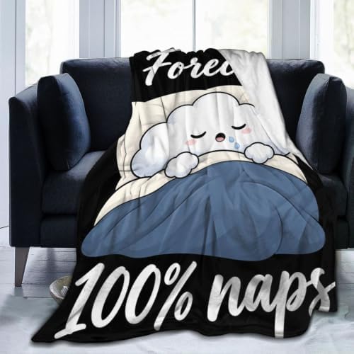 Sleepy Cloud Blanket Throw Gift for Girls Women 50"X40" by Unknown