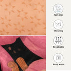 Halloween Funny Pinks Pumpkins Dog Bed Mat 18"x24" - Image 4