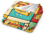 Funny Taco Mexican Blanket Food Lover Throw Stuff Gifts 50"x40" - Image 4