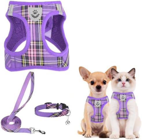 PUPTECK Dog Harness, Collar and Leash Set No Pull for Small Medium Sized by PUPTECK