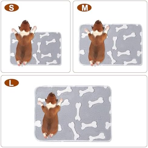 1 Pack 3 Blankets for Dog Puppy Cat (Small 23x16'', Star, Bone, Love) - Image 2