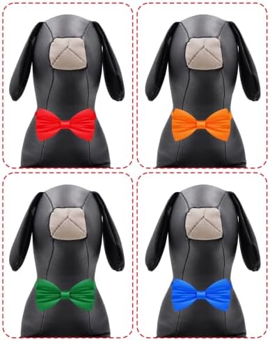 PET SHOW 30 Pack Small Dog Bowties Bulk Solid Colors - Image 4