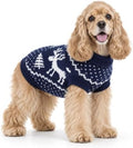 Dog Sweater for Small Dogs Girl Boy Winter, Dog Clothes, Blue, M by Retreon-DogClothingCollection