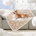 LE SURE Waterproof Dog Blankets for Large Dogs Cute Cozy 3D Jacquard,40x50 - Image 2