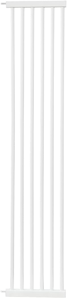 Lumizone Extra Tall Cat Gate Extension Kit 61.02" High 12.6" Wide White | Tall Pet Gate Dog Gate for Doorway Hallway Stairs Pressure Mounted Extra Wide 1.37" Gap No Drilling