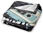 Sleepy Cassette Blanket Throw Gift for Girls Women 60"X50" - Image 5